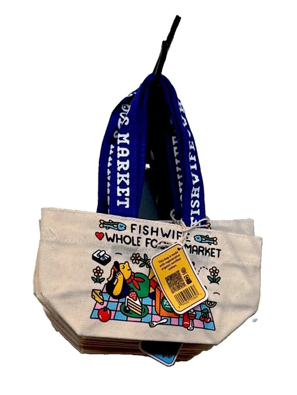 Whole Foods x Fishwife Micro Tote Bag Limited Edition